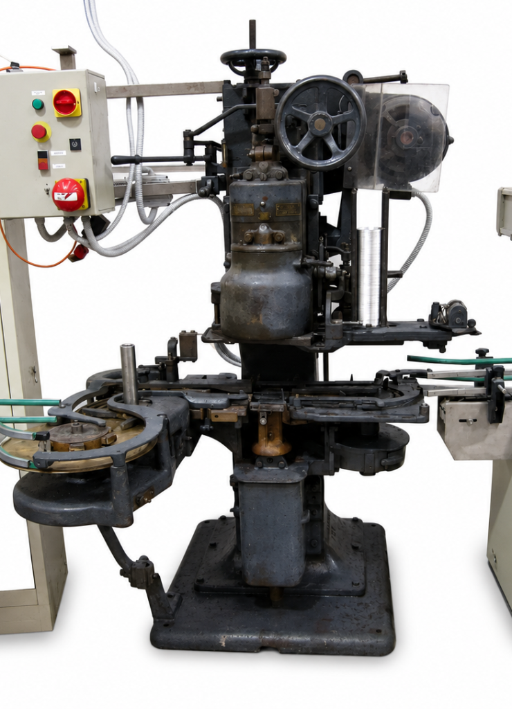 Macchinario automatico prima dell’installazione della struttura di protezione perimetrale